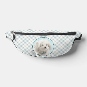 Coton de Tulear Malerei Niedlich Original Haustier Bauchtasche