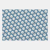 Coton de Tulear Malerei Niedlich Original Haustier Geschenkpapier Set (Vorderseite 3)