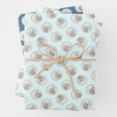 Coton de Tulear Malerei Niedlich Original Haustier Geschenkpapier Set (Beispiel)