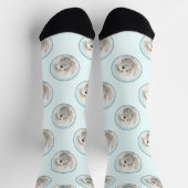 Coton de Tulear Malerei Niedlich Original Haustier Socken (Oben)