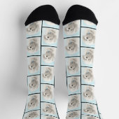 Coton de Tulear Malerei Niedlich Original Haustier Socken (Oben)