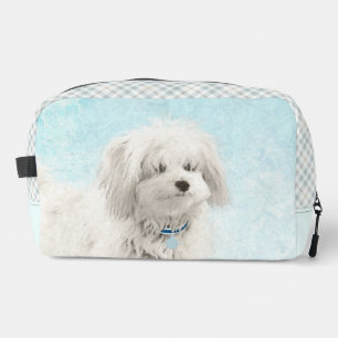 Coton de Tulear Malerei Niedlich Original Haustier Waschbeutel