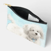 Coton de Tulear Malerei Niedlich Original Haustier Zubehörtasche (Offen)