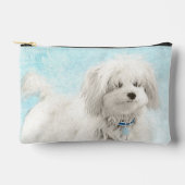 Coton de Tulear Malerei Niedlich Original Haustier Zubehörtasche (Vorderseite)