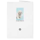 Coton de Tulear Painting - Niedliche Original Dog (Hinten)