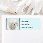 Coton de Tulear Painting - Niedliche Original Dog  (Insitu)