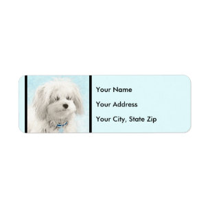 Coton de Tulear Painting - Niedliche Original Dog 