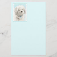 Coton de Tulear Painting - Niedliche Original Dog 