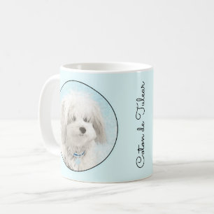 Coton de Tulear Painting - Niedliche Original Dog Kaffeetasse