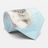 Coton de Tulear Painting - Niedliche Original Dog  Krawatte (Gerollt)