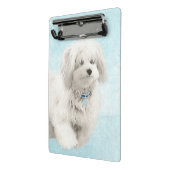 Coton de Tulear Painting - Niedliche Original Dog  Mini Klemmbrett (Gewinkelt2)
