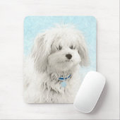 Coton de Tulear Painting - Niedliche Original Dog Mousepad (Mit Mouse)