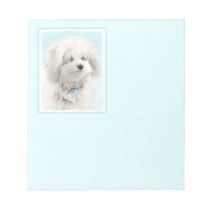 Coton de Tulear Painting - Niedliche Original Dog  Notizblock