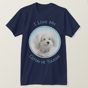 Coton de Tulear Painting - Niedliche Original Dog  T-Shirt