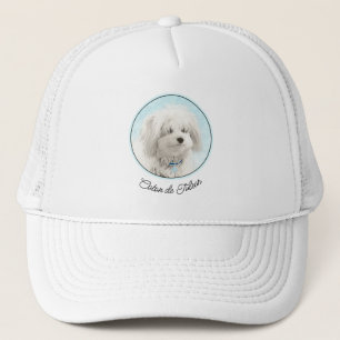Coton de Tulear Painting - Niedliche Original Dog Truckerkappe