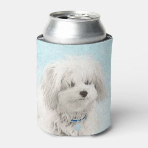 Coton de Tulear Painting - Niedliche Original Hund Dosenkühler