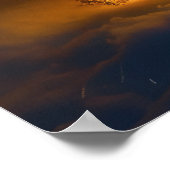 Coton De Tulear Snowy Sleigh Weihnachtsdekor Poster (Ecke)