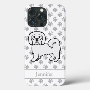 Coton De Tulear Süßer Cartoon-Hund & Benutzerdefin Case-Mate iPhone Hülle