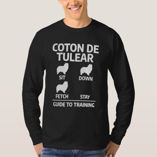Coton De Tulear Trainer Dog Trainer T-Shirt (Vorderseite)