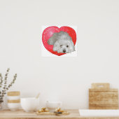 Coton de Tulear Valentinstag Poster (Küche)