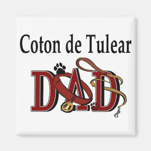 Coton de Tulear VATER Geschenke Magnet