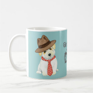 Coton de Tulear Vater Kaffeetasse