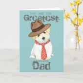 Coton de Tulear Vater Karte (Gelbe Blume)