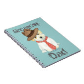 Coton de Tulear Vater Notizblock (Rechte Seite)