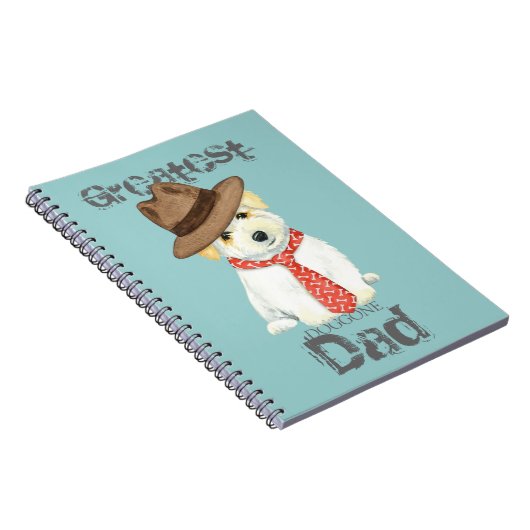 Coton de Tulear Vater Notizblock (Rechte Seite)