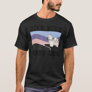 Coton de Tulear-Wanderung macht sich mehr Sorgen,  T-Shirt