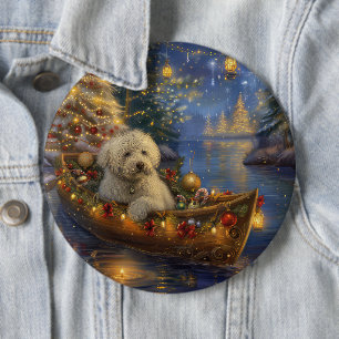 Coton De Tulear Weihnachtsreise Button