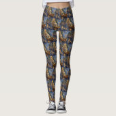Coton De Tulear Weihnachtsreise Leggings (Vorderseite)