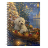 Coton De Tulear Weihnachtsreise Notizblock (Vorderseite)