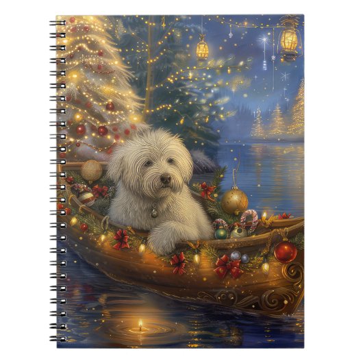 Coton De Tulear Weihnachtsreise Notizblock (Vorderseite)