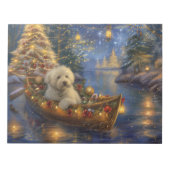 Coton De Tulear Weihnachtsreise Notizblock (Vorderseite)