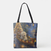 Coton De Tulear Weihnachtsreise Tasche (Rückseite)