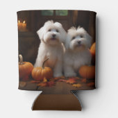 Coton De Tulear Welppy Autumn Delight Pumpkin Dosenkühler (Rückseite)