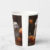 Coton De Tulear Welppy Autumn Delight Pumpkin Pappbecher (Rechts)