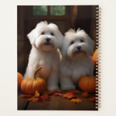 Coton De Tulear Welppy Autumn Delight Pumpkin Planer (Rückseite)