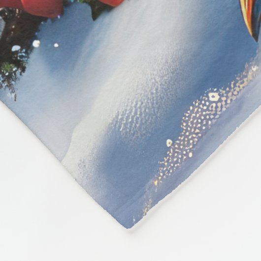 Coton De Tulear Winter Wonderland Christmas Joy Fleecedecke (Ecke)