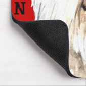 Coton-Farbblock Mousepad (Ecke)