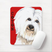 Coton-Farbblock Mousepad (Mit Mouse)