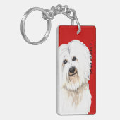 Coton-Farbblock Schlüsselanhänger (Vorderseite links)