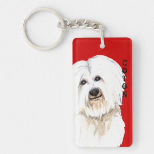 Coton-Farbblock Schlüsselanhänger