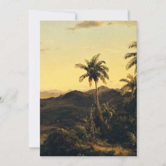 Cotopaxi aus den Anden von Frederic Edwin Ch Einladung (Vorderseite)