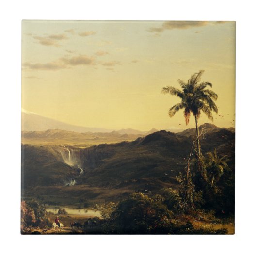 Cotopaxi aus den Anden von Frederic Edwin Ch Fliese (Vorderseite)