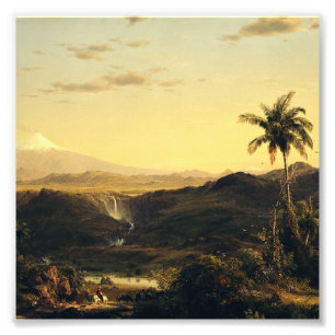 Cotopaxi aus den Anden von Frederic Edwin Ch Fotodruck