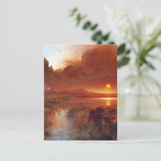 Cotopaxi, Ecuador 1 von Frederick Edwin Church Postkarte (Stehend Vorderseite)