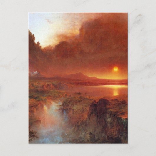 Cotopaxi, Ecuador 1 von Frederick Edwin Church Postkarte (Vorderseite)