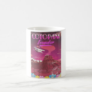 Cotopaxi,Ecuador AIR MAIL Reiseplakat Kaffeetasse